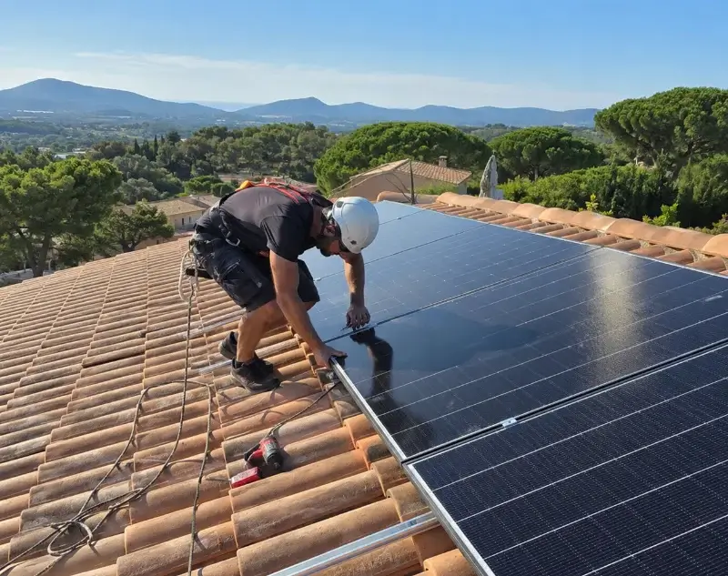 Installateur panneaux solaires Clérac — pose photovoltaïque sur toiture