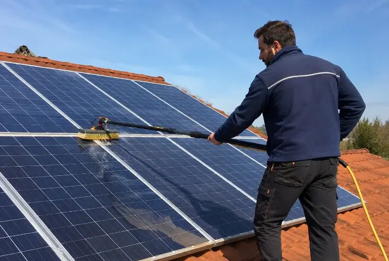 Nettoyage et entretien de panneaux solaires à Clérac
