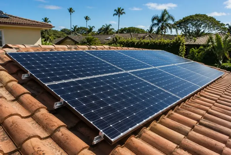 Installation de panneaux solaires à Clérac